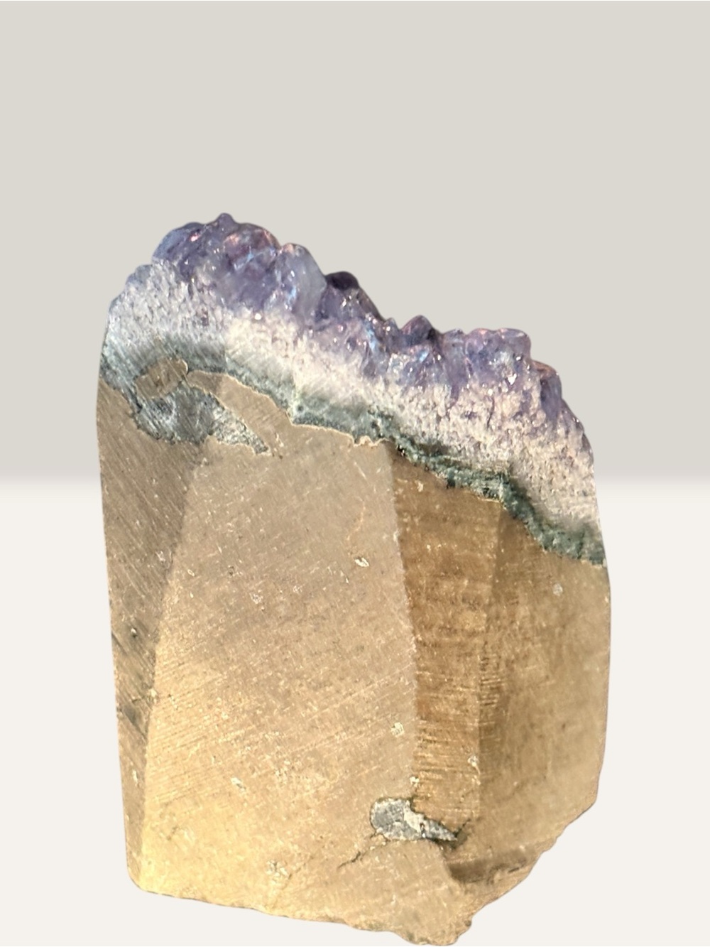 Natural Amethyst Crystal Geode Cluster Specimen - 332 Gram - Picture 6 of 8